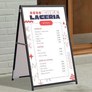 Coreflute Insert A-Frame size 900 mm x 600 mm