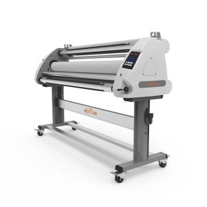 Cold laminator with heated roller