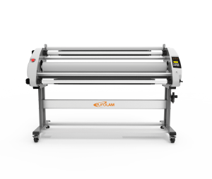 Self-adhesive material laminator