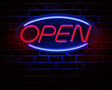 Open Neon Sign LED