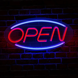 open signs