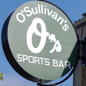 Shop front light box sign