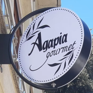 Outdoor light box signs