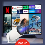 Mini Portable Projector – 4K Smart Projector with Android 11, WiFi 6 & 180° Rotation - Image 2