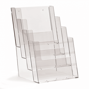 4 Tier A5 Portrait Brochure Holder