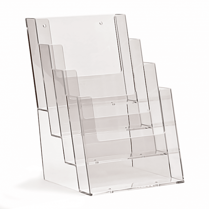 4 Tier A5 Portrait Brochure Holder