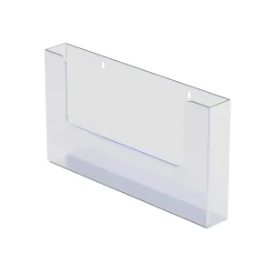 A4 Landscape Brochure Holder Wall-Mounted