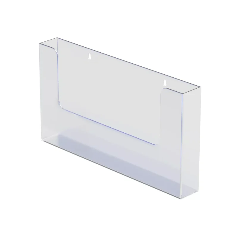 A4 Landscape Brochure Holder Wall-Mounted