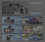 🚗 Dual Dash Cam for Cars – Front & Inside Camera with IR Night Vision - Image 3