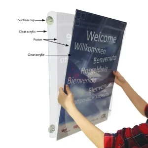 Clear Frame with Suction Cups - Image 2
