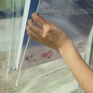 Clear Frame with Suction Cups - Image 3