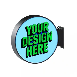 Circular Led Lightbox sign