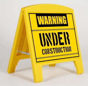 Large real estate lawn sign Australia | Mini Street SignPro A-Frame Sign - Image 3