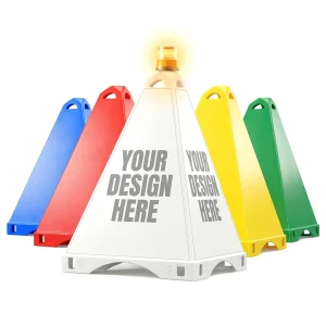 TriStack™ Plastic Pyramid Sign 900 mm x 600 mm