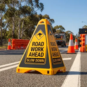 TriStack™ Plastic Pyramid Sign 900 mm x 600 mm - Image 2
