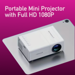 Full HD 1080P Portable Mini Projector – Compact Cube Design, USB-Powered with Remote Control | Works with iOS, Android, Windows, PS4 & Smartphones - Image 2