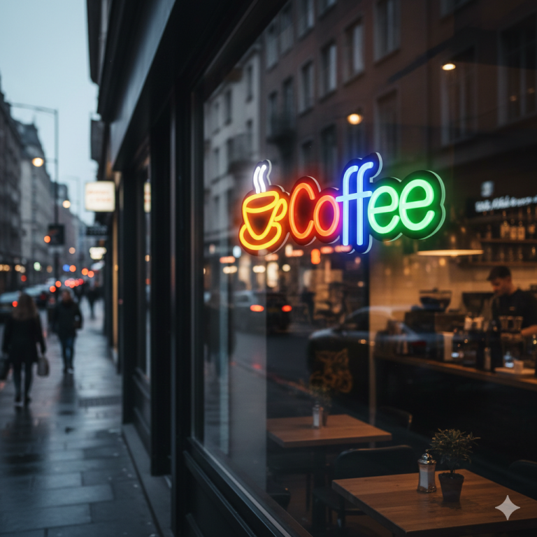 Neon Coffee Sign