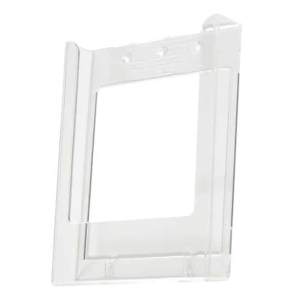 Showcase your A5 brochures with complete visibility using our clear, scratch-resistant front panel A5 Flatback Brochure Holder. This versatile unit can be mounted individually on walls, placed on countertops with a base bracket, integrated into free-standing display systems like carousels and trolleys, or attached to slatwall displays using a slatwall clip. The full-height support design prevents your brochures from bending at the top, ensuring they remain crisp and professional. Made from lightweight yet durable high-impact polystyrene, this holder offers an economical solution without sacrificing quality. Features Complete brochure visibility with a clear front panel Multiple mounting options Scratch-resistant with a glass-like appearance Full-height support to prevent bending Lightweight, durable, and cost-effective