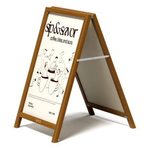 Outdoor Wood Blackboard