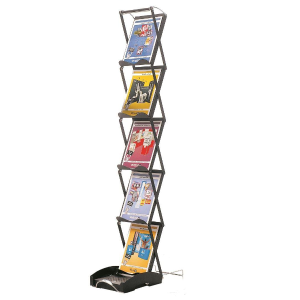 Brochure Display Stand -  Foldable Brochure Holder | Swing Up