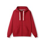 Mens Brushed Heavy Zip Fleece Hoodie