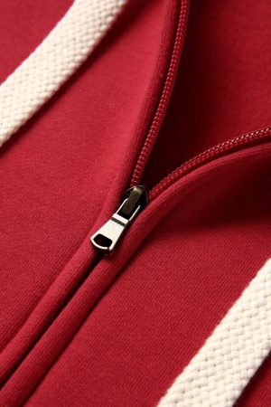 Mens Brushed Heavy Zip Fleece Hoodie - Image 3