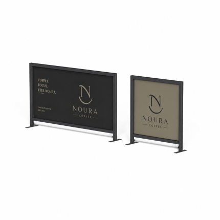 Outdoor Cafe Barrier size 2000 mm x 900 mm
