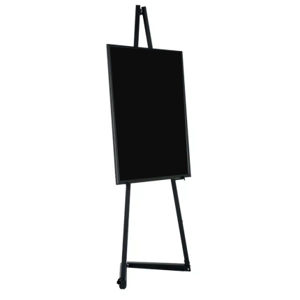 Premium Portable Steel Display Easel – Adjustable & Foldable (Textured Black)