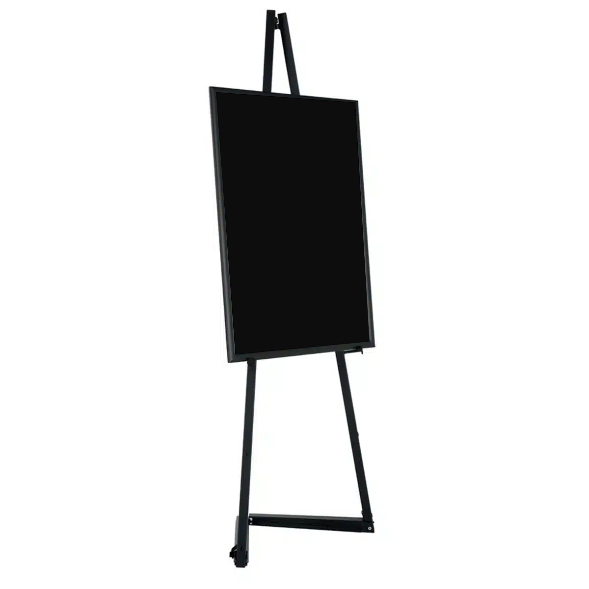Portable-Steel-Easel-image-1ff Premium Portable Steel Display Easel – Adjustable & Foldable (Textured Black) - Image 1