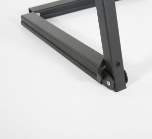 Premium Portable Steel Display Easel – Adjustable & Foldable (Textured Black) - Image 4