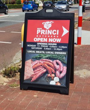 Posterpro A-Frame Sign with Protective Lens (600mm W x 900mm H) - Image 2