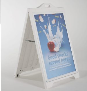 Posterpro A-Frame Sign with Protective Lens (600mm W x 900mm H) - Image 5