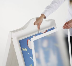 Posterpro A-Frame Sign with Protective Lens (600mm W x 900mm H) - Image 6
