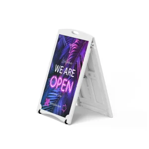 Rite Evadure Plastic Insertable A-Frame Sign (600mmW x 900mmH) Blue - Image 5