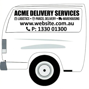 Van Lettering Decals - Image 3