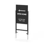 Large real estate lawn sign outdoor
