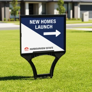 Real Estate Sign Frame | Vibe Real Estate Lawn Sign Frame - Image 5