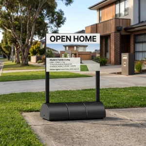 Weatherproof outdoor signs | Water-Fill Base for Ready To Go Sign Frame - Image 2