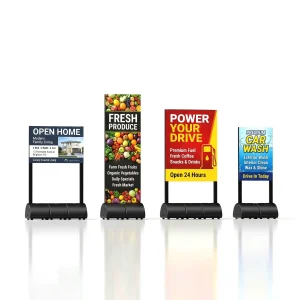 Water fillable sign stand