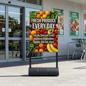 Weatherproof outdoor signs | Water-Fill Base for Ready To Go Sign Frame - Image 9