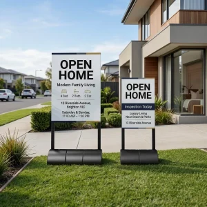 Weatherproof outdoor signs | Water-Fill Base for Ready To Go Sign Frame - Image 3