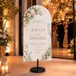 Wedding welcome sign