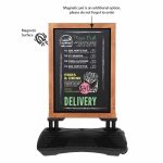 Windmaster Wood Series Chalkboard Sign | Restaurant signs outdoor
