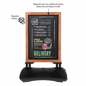 Windmaster Wood Series Chalkboard Sign | Restaurant signs outdoor