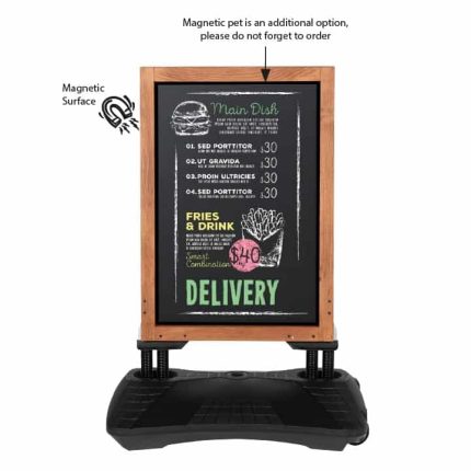 Windmaster Wood Series Chalkboard Sign | Restaurant signs outdoor