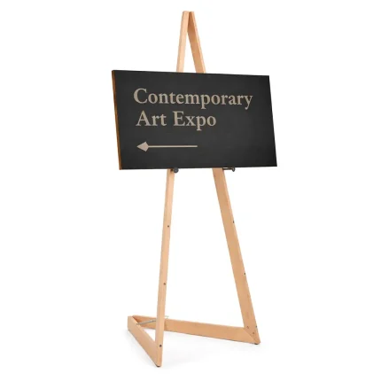 Wood Easel Adjustable Beech Display