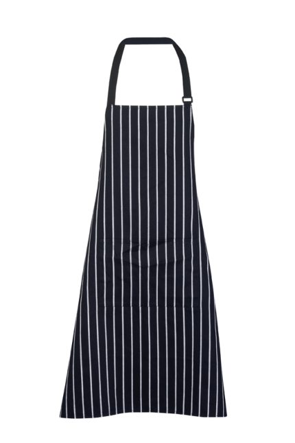 Wholesale hospitality aprons Australia | Stripe Apron - Full Bib