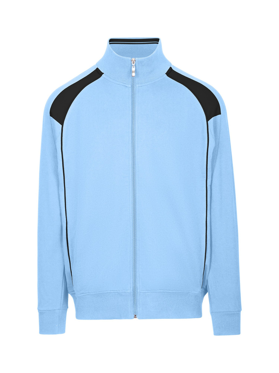 f400hz_skynavy_front Mens' Unbrushed Contrast Jacket - Image 1