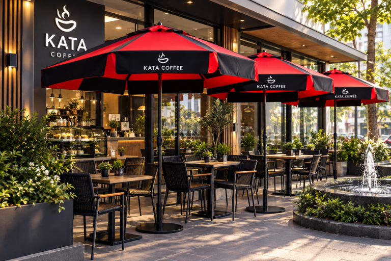 branded outdoor umbrellas Sydney
