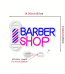LED neon sign for barber shop wall